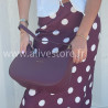 Sac épaule Regina en simili cuir – Marron ou bordeaux | ALIVE STORE
