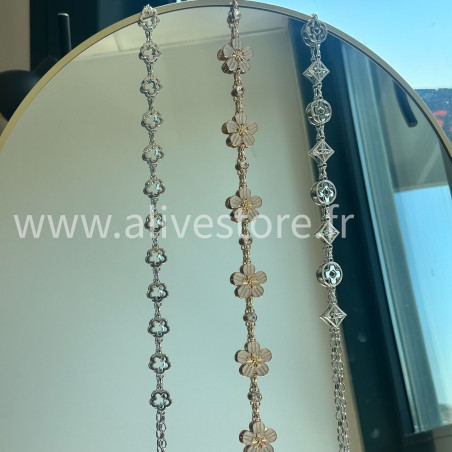 Chaîne longue Mila – doré, argenté ou gris – ALIVE STORE