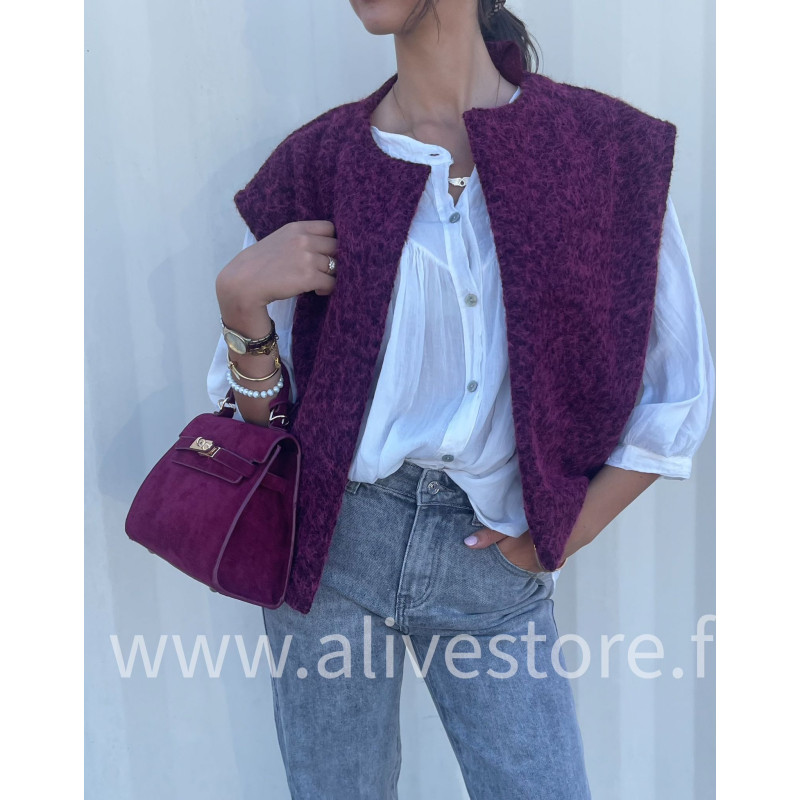 Gilet sans manches Alina femme – Made in Italie – ALIVE STORE