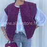 Gilet sans manches Alina femme – Made in Italie – ALIVE STORE