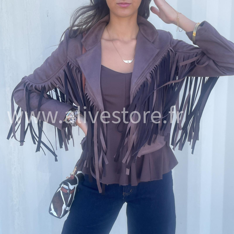 Veste Sierra à franges – tendance virale 2025 – ALIVE STORE