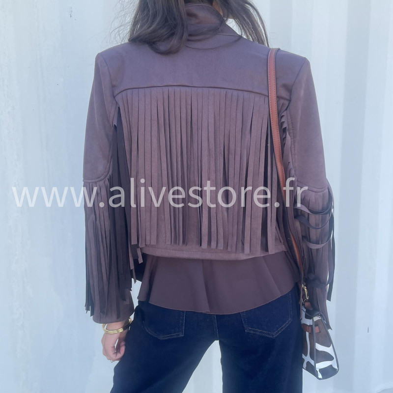 Veste Sierra à franges – tendance virale 2025 – ALIVE STORE