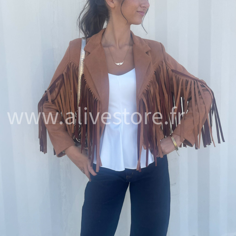 Veste Sierra à franges – tendance virale 2025 – ALIVE STORE