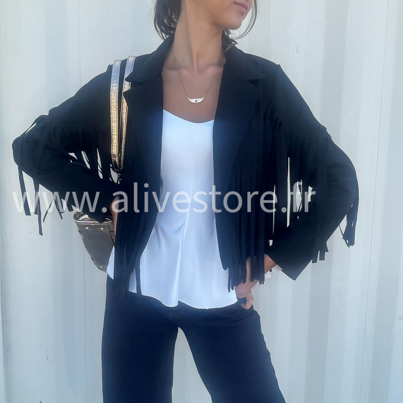 Veste Sierra à franges – tendance virale 2025 – ALIVE STORE