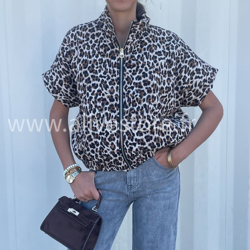 Veste léopard femme – taille unique – ALIVE STORE