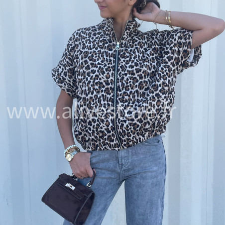 Veste léopard femme – taille unique – ALIVE STORE
