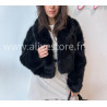 Veste Mia courte en fausse fourrure – beige ou noir | ALIVE STORE