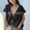 Top Stella sans manches avec boutons étoiles – ALIVE STORE