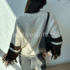 Pull Maya à franges et rayures – Made in Italie – ALIVE STORE