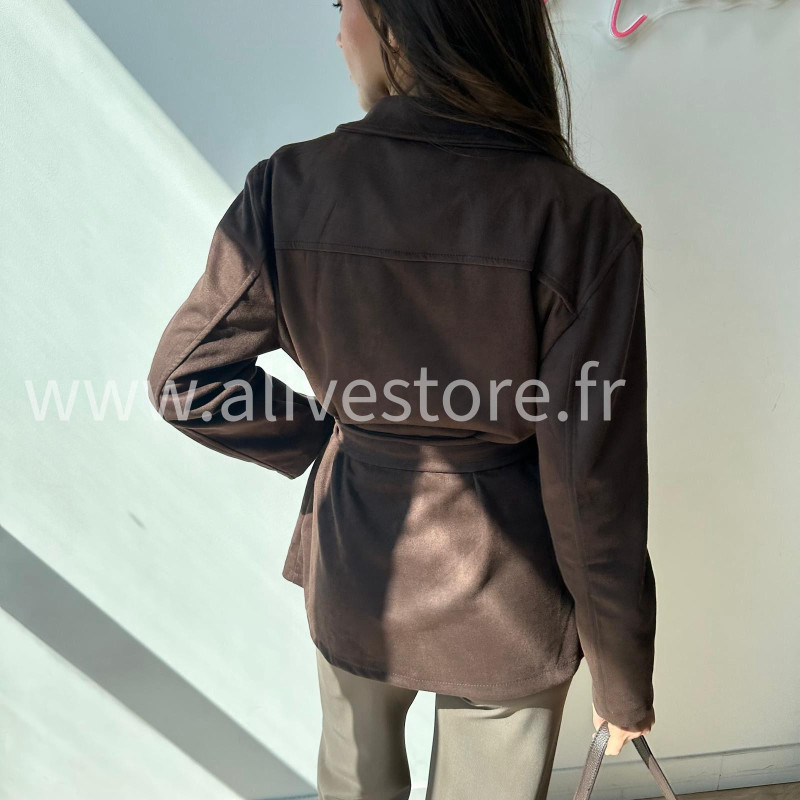 Manteau Léana ceinturé – Made in Italie – ALIVE STORE