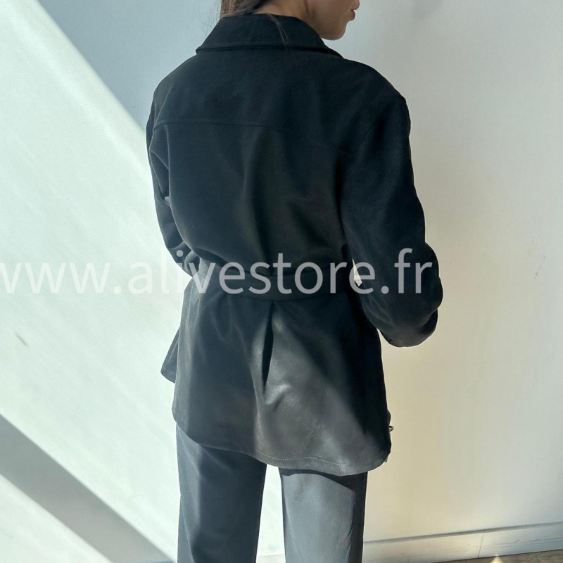 Manteau Léana ceinturé – Made in Italie – ALIVE STORE