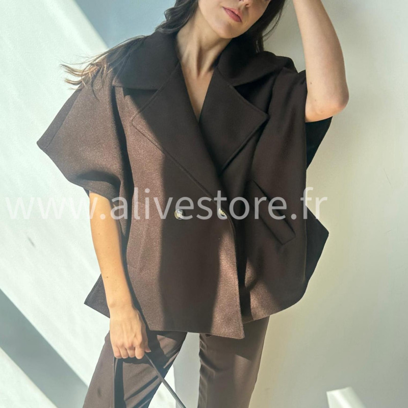 Manteau Émilia sans manches chic – ALIVE STORE