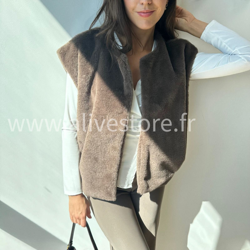 Gilet Alessia sans manches femme – Alive Store