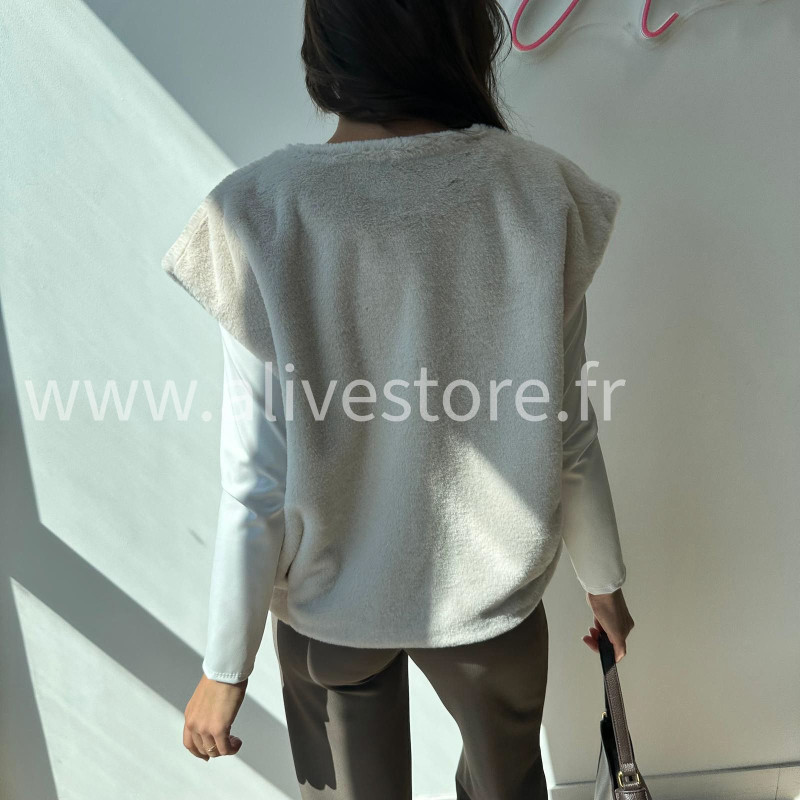 Gilet Alessia sans manches femme – Alive Store