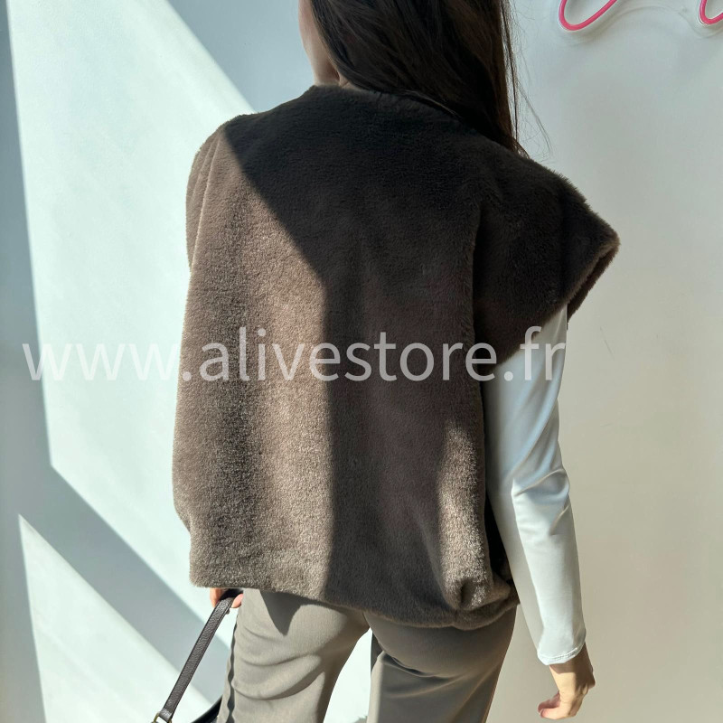 Gilet Alessia sans manches femme – Alive Store