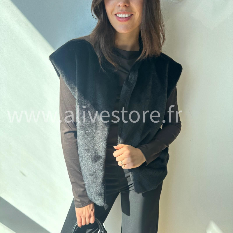 Gilet Alessia sans manches femme – Alive Store
