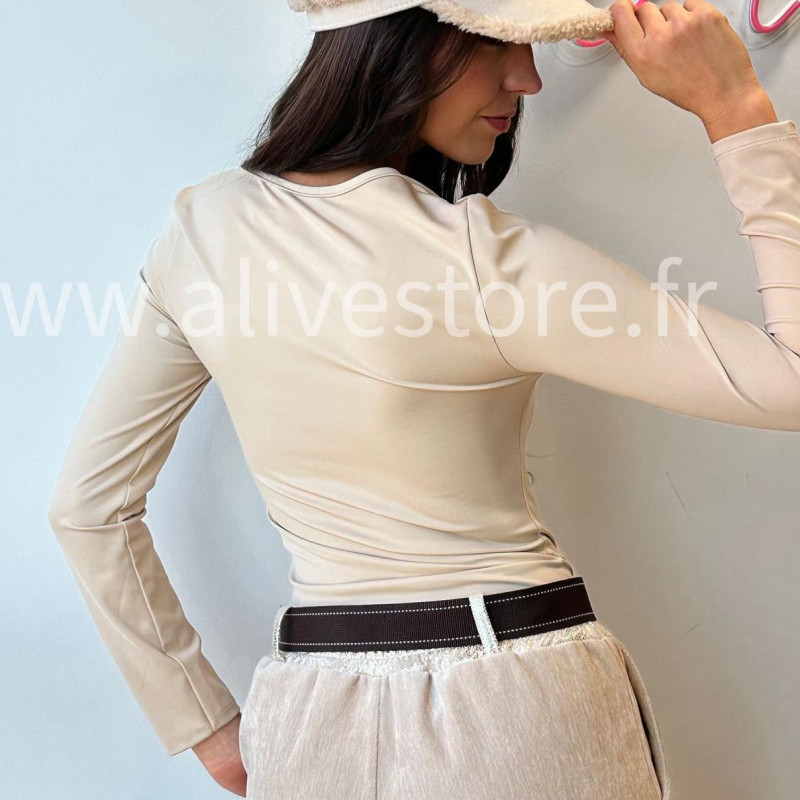 Body Cléa col plongeant – Made in Italie – ALIVE STORE