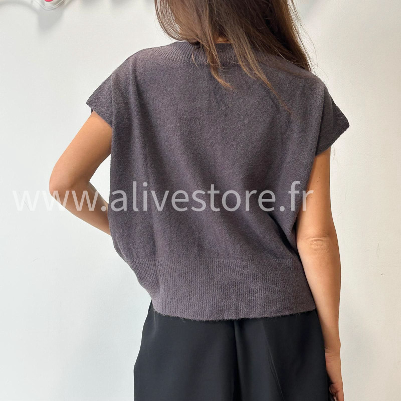 TOP DOUX ANNA EN GRIS ANTHRACITE – ALIVE STORE