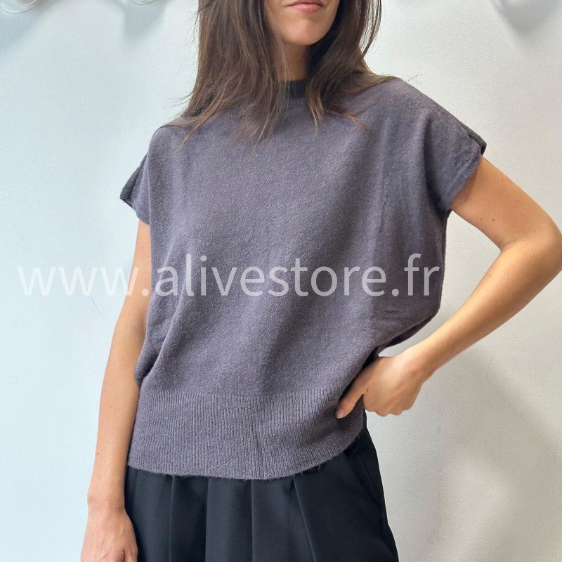 TOP DOUX ANNA EN GRIS ANTHRACITE – ALIVE STORE