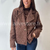 MANTEAU COURT LINA EN BEIGE – ALIVE STORE
