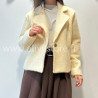 MANTEAU COURT LINA EN BEIGE – ALIVE STORE