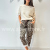 PANTALON LÉOPARD MAYA AVEC CEINTURE – ALIVE STORE