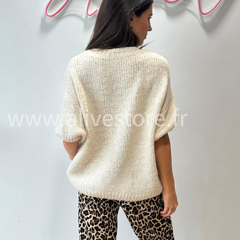 TOP DOUX BEIGE AMBRE – ALIVE STORE