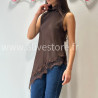 TOP GIULIA BEIGE DENTELLE ASYMÉTRIQUE – ALIVE STORE