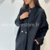 MANTEAU SARA BEIGE LAINE LONG – ALIVE STORE