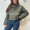 VESTE ROMY BEIGE COURTE CLASSIQUE – ALIVE STORE