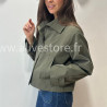 VESTE ROMY BEIGE COURTE CLASSIQUE – ALIVE STORE
