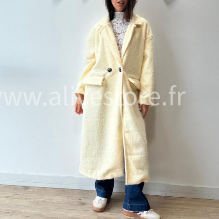 MANTEAU IVY LONG BEIGE MODERNE – ALIVE STORE