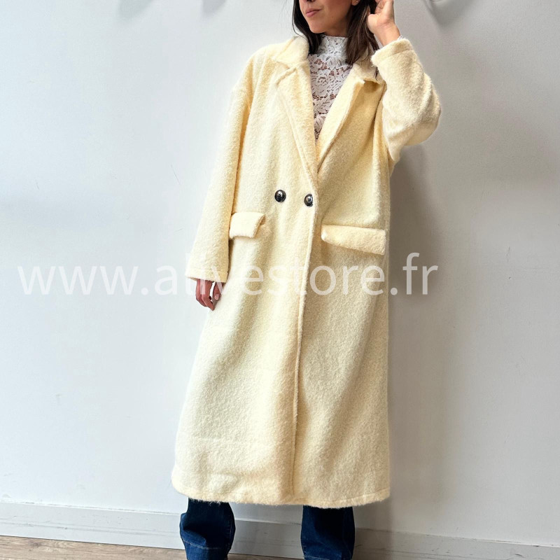 MANTEAU IVY LONG BEIGE MODERNE – ALIVE STORE