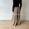 PANTALON LOU LARGE BEIGE AVEC FOULARD – ALIVE STORE