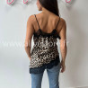 TOP LEO LÉOPARD SATINÉ DENTELLE – ALIVE STORE