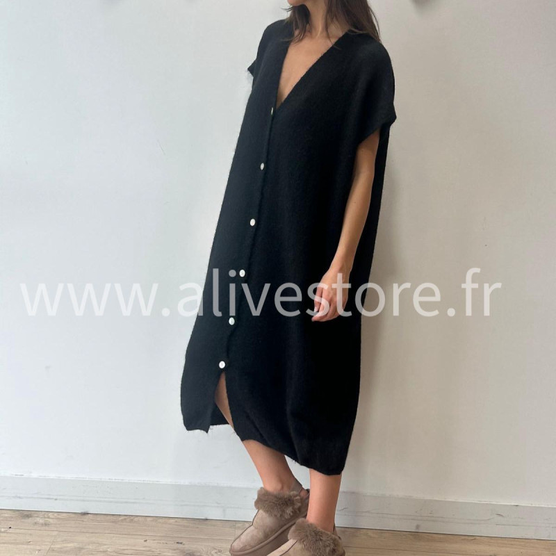 ROBE NOA DOUCE BEIGE CAMEL LONGUE – ALIVE STORE