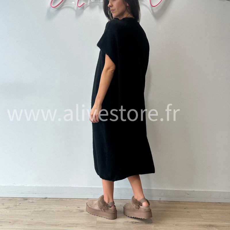 ROBE NOA DOUCE BEIGE CAMEL LONGUE – ALIVE STORE