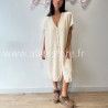 ROBE NOA DOUCE BEIGE CAMEL LONGUE – ALIVE STORE