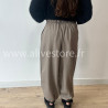PANTALON INES LARGE BAS SERRÉ TAUPE – ALIVE STORE