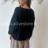 PULL CÉLINE TAUPE MAILLE EPAISSE – ALIVE STORE