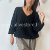 PULL CÉLINE TAUPE MAILLE EPAISSE – ALIVE STORE