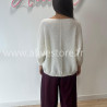 PULL CÉLINE TAUPE MAILLE EPAISSE – ALIVE STORE