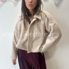 VESTE EMMY DOUCE BEIGE ZIPPÉE – ALIVE STORE