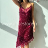 ROBE MI-LONGUE SEQUINS NOIR FÊTES – ALIVE STORE