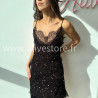 ROBE MI-LONGUE SEQUINS NOIR FÊTES – ALIVE STORE