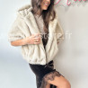 FOURRURE ALBA CAPUCHE BEIGE HIVER – ALIVE STORE