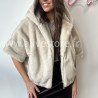 FOURRURE ALBA CAPUCHE BEIGE HIVER – ALIVE STORE