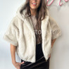 FOURRURE ALBA CAPUCHE BEIGE HIVER – ALIVE STORE