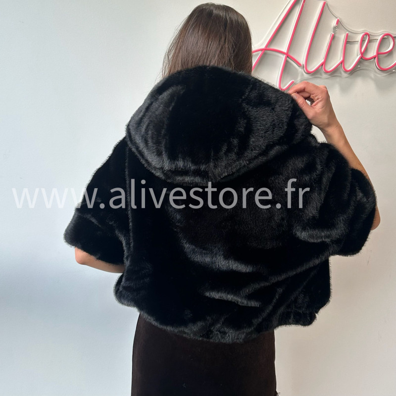 FOURRURE ALBA CAPUCHE BEIGE HIVER – ALIVE STORE