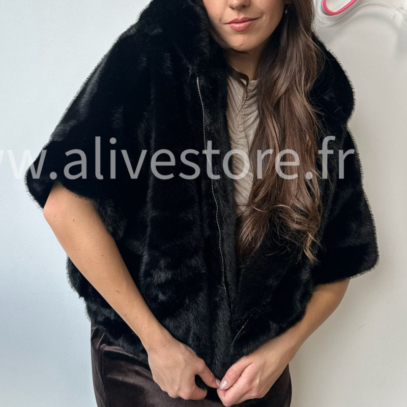 FOURRURE ALBA CAPUCHE BEIGE HIVER – ALIVE STORE